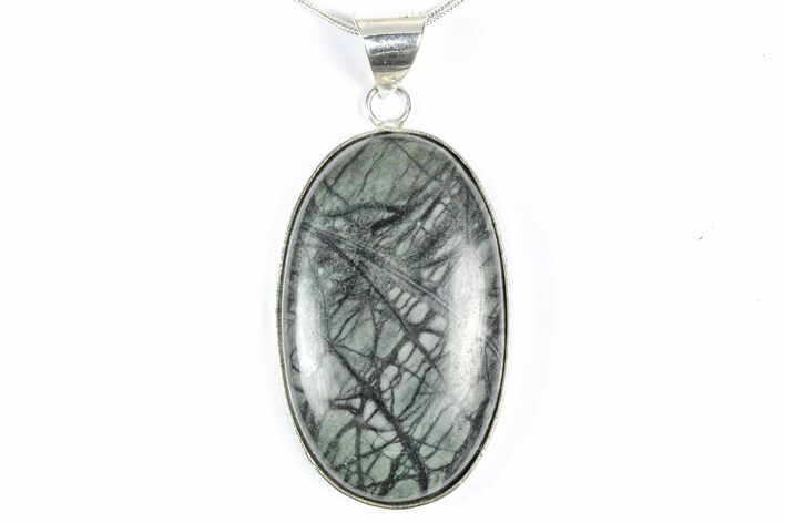 Polished Picasso Marble Pendant (Necklace) #346270